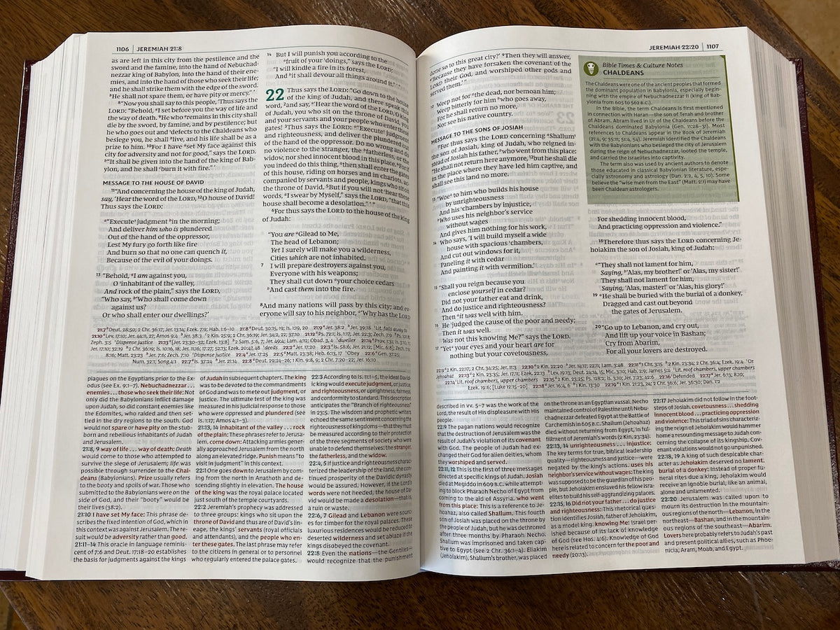 NKJV Comfort Print Full Color Study Bible, Hardcover