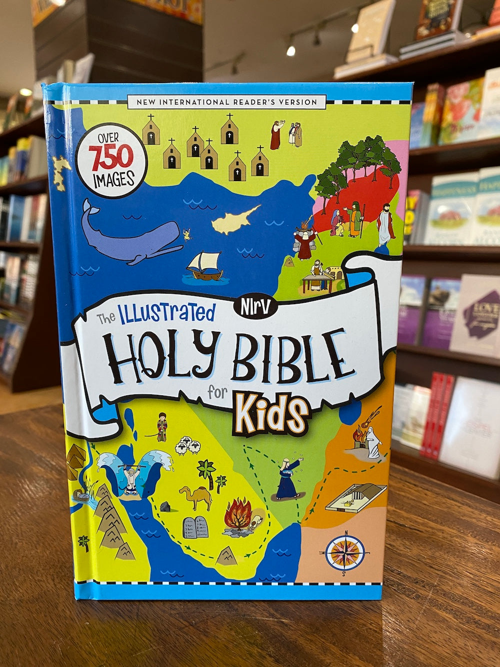 NIrV Illustrated Holy Bible for Kids, hardcover