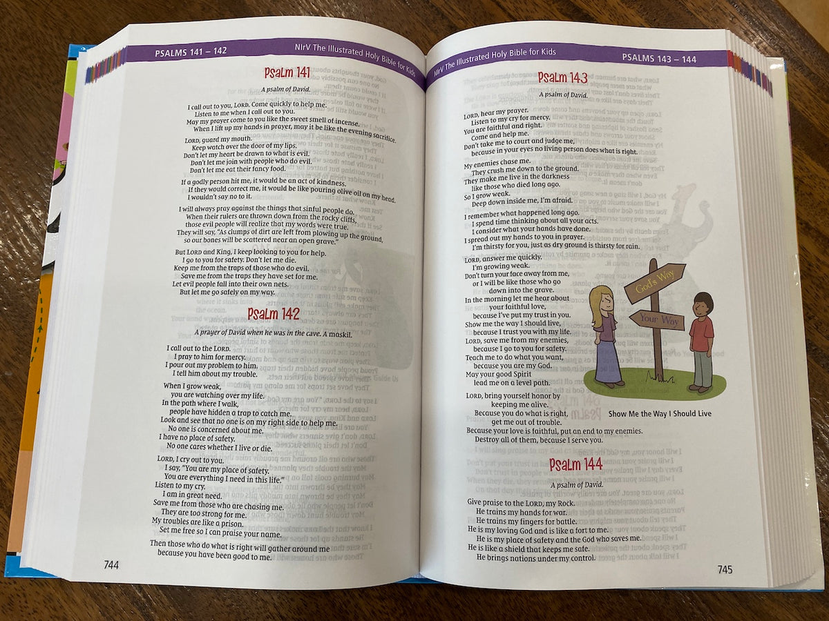 NIrV Illustrated Holy Bible for Kids, hardcover