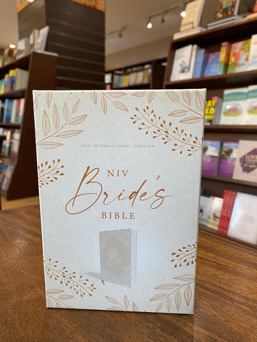 NIV Bride's Bible--cloth over board, cream
