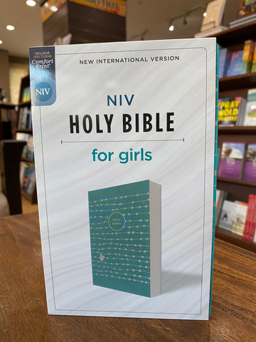NIV, HOLY BIBLE FOR GIRLS, SOFT TOUCH EDITION, LEATHERSOFT, TEAL, COMFORT PRINT
