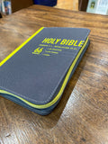 NLT Zips Bible (Paperback, Black/Yellow)