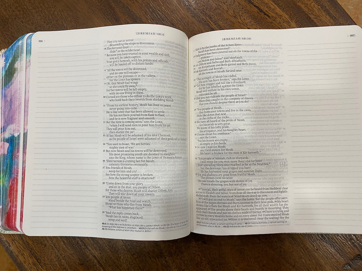 NLT Inspire Prayer Bible--soft leather-look, metallic gold over (Hardcover)