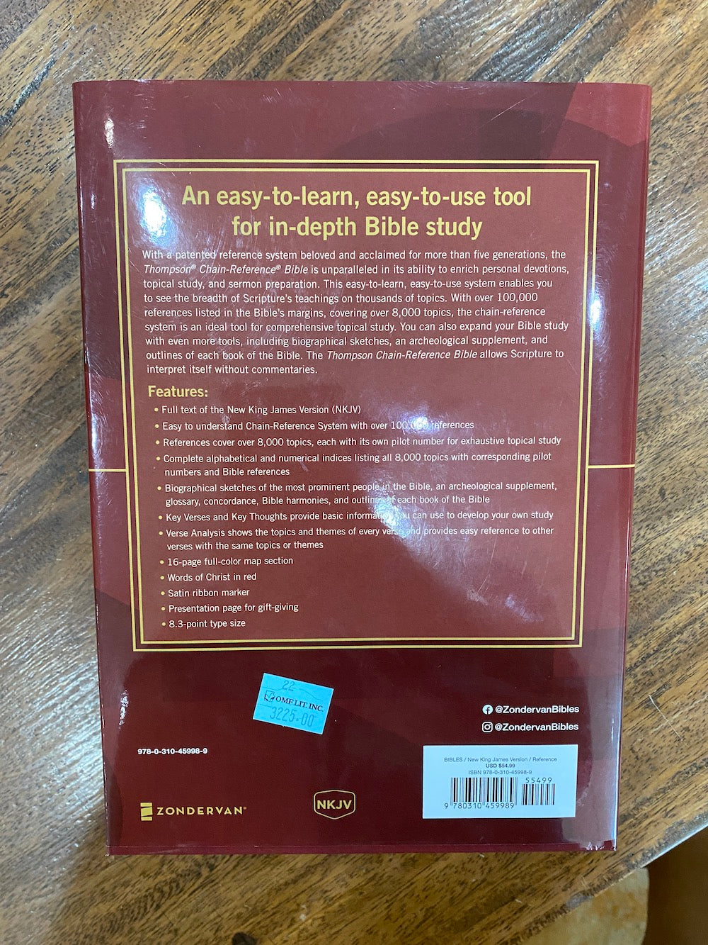 NKJV Thompson Chain-Reference Bible, Hardcover