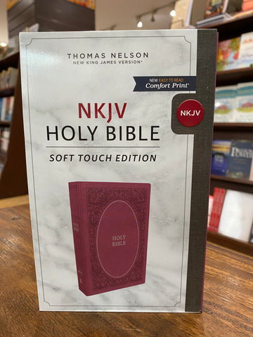 NKJV Holy Bible Soft Touch Edition (Leathersoft, Pink)