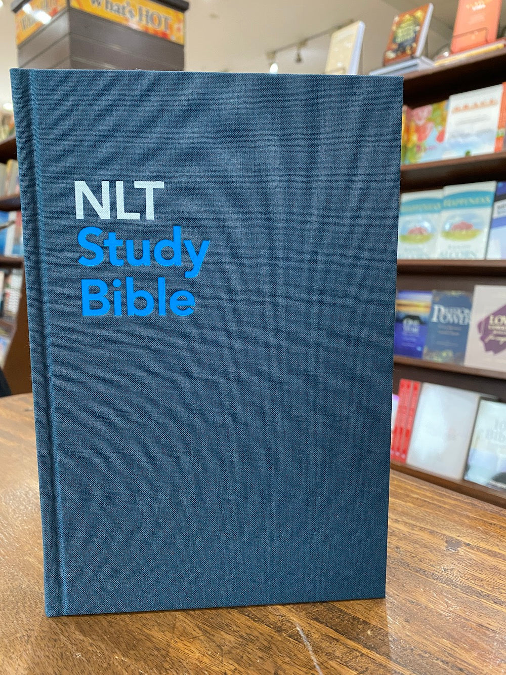 NLT Study Bible (Hardcover, Indexed, Blue Fabric)