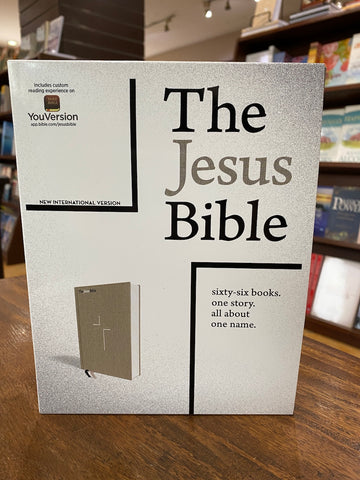 NIV The Jesus Bible--cloth over board, gray