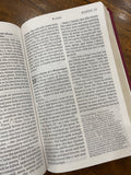 NLT Personal-Size Giant-Print Bible, Filament Enabled Edition--soft leather-look, aurora cranberry