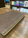NLT Large-Print Thinline Reference Bible, Filament Enabled Edition--soft leather-look, rustic brown