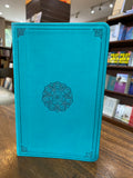 ESV Large Print Value Thinline Bible (TruTone, Turquoise, Emblem Design)