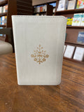 ESV Compact Bible--soft leather-look, stone with branch design