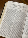 ESV Bible with Creeds and Confessions--soft leather-look, black