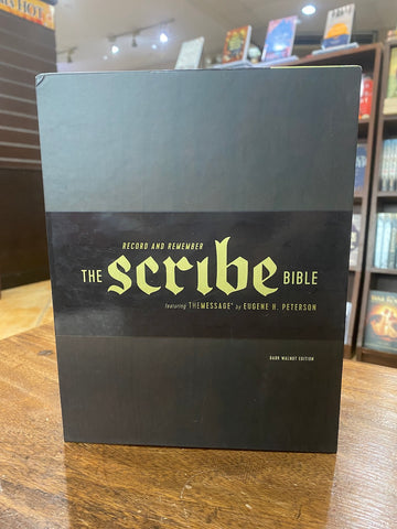 The Message Scribe Bible (Hardcover, Dark Walnut): Featuring The Message by Eugene H. Peterson