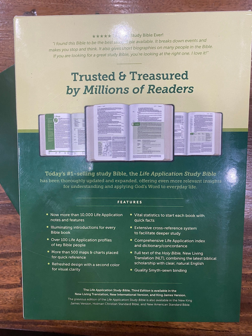 NLT Life Application Study Bible, Third Edition--hardcover, red letter