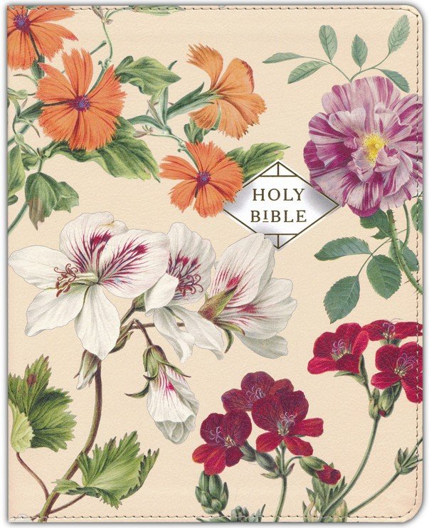 NASB 1995 Artisan Collection Bible, Comfort Print--soft leather-look, almond floral