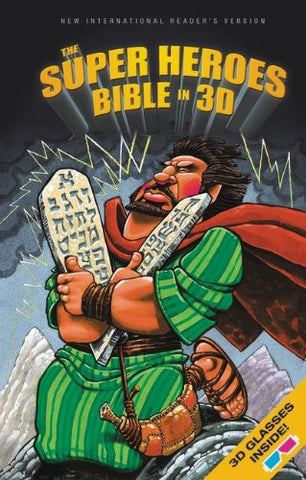 NIrV The Super Heroes Bible in 3D (Hardcover)