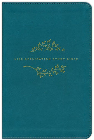 NLT Life Application Personal-Size Study Bible, Third Edition Teal Indexed