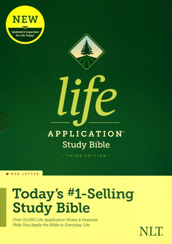 NLT Life Application Study Bible, Third Edition--hardcover, red letter