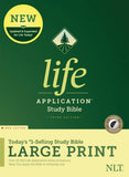 NLT Life Application Study Bible, Third Edition, Large Print (Hardcover, Red Letter, Indexed)