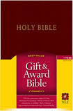 NLT Gift & Award Bible (Imitation Leather, Burgundy)