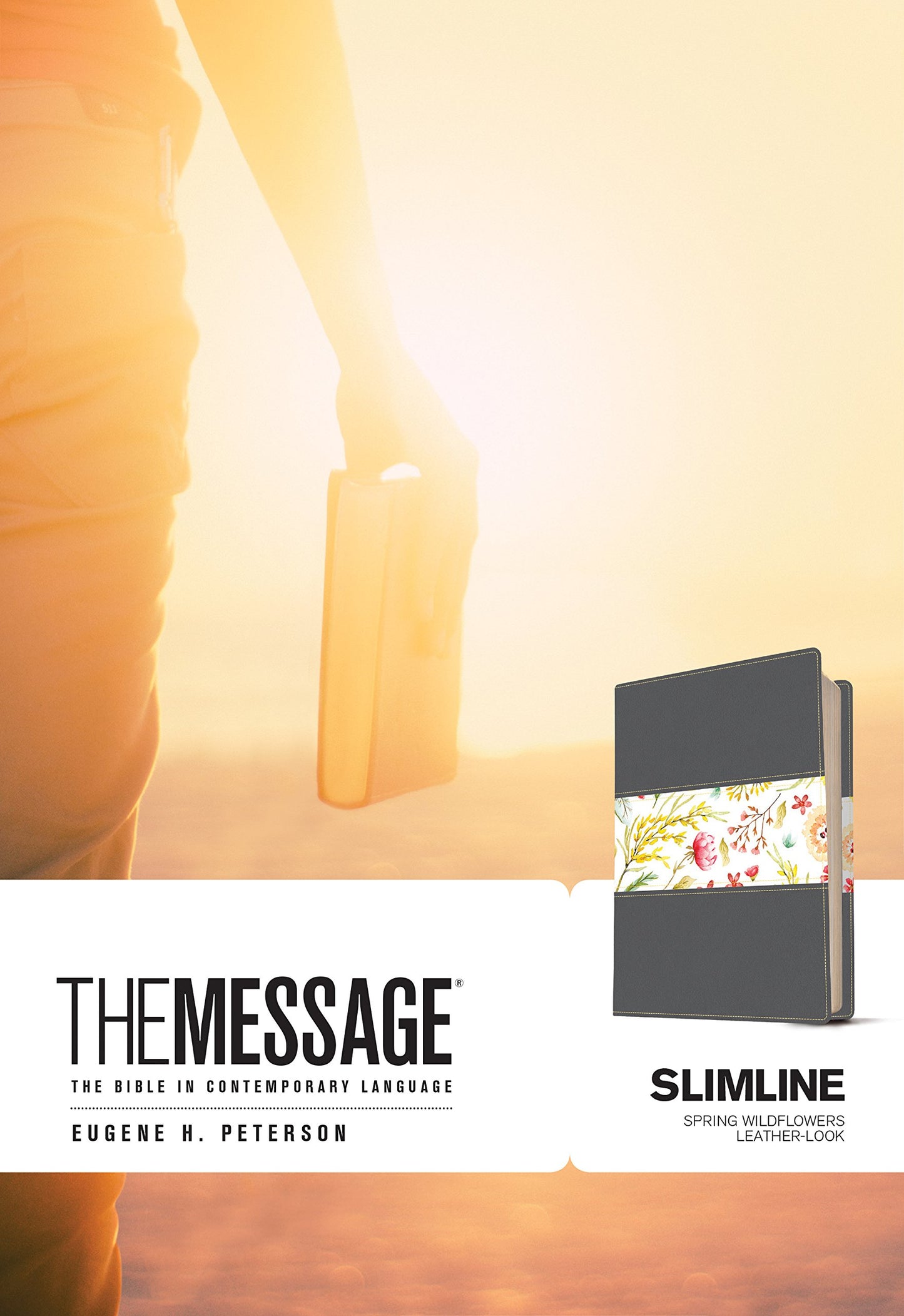 The Message Slimline (Leather-Look, Spring Wildflowers)