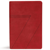 CSB Seven Arrows Bible, Crimson LeatherTouch: The How-to-Study Bible for Students Imitation Leather